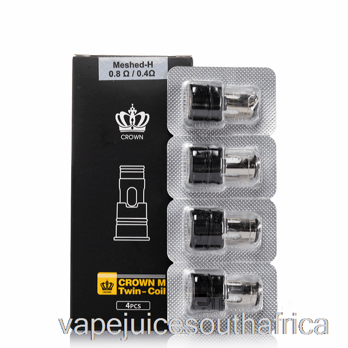 Vape Juice South Africa Uwell Crown M Replacement Coils 0.4/0.8Ohm Crown M Twin Coils